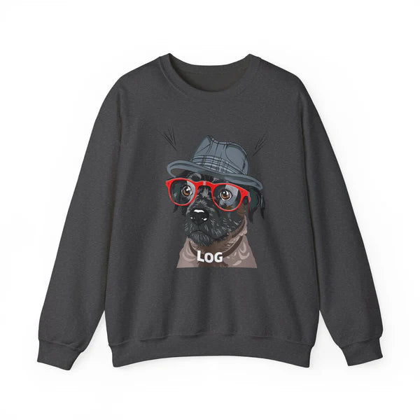 LOG Street Dog Art Sweatshirt | Eco-Limited