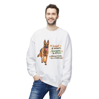 German Shepherd Character Sweatshirt | Eco-Limited