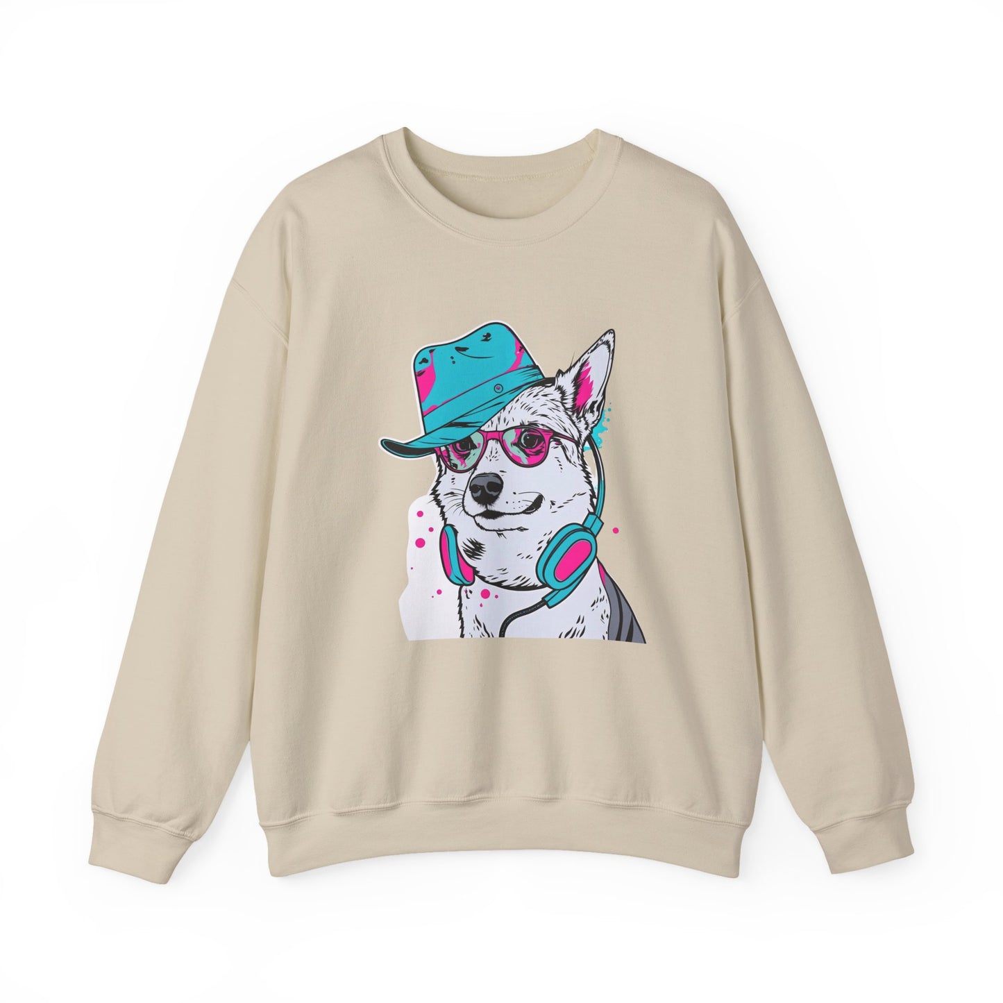 Urban DJ Dog Art Sweater | Eco-Limited