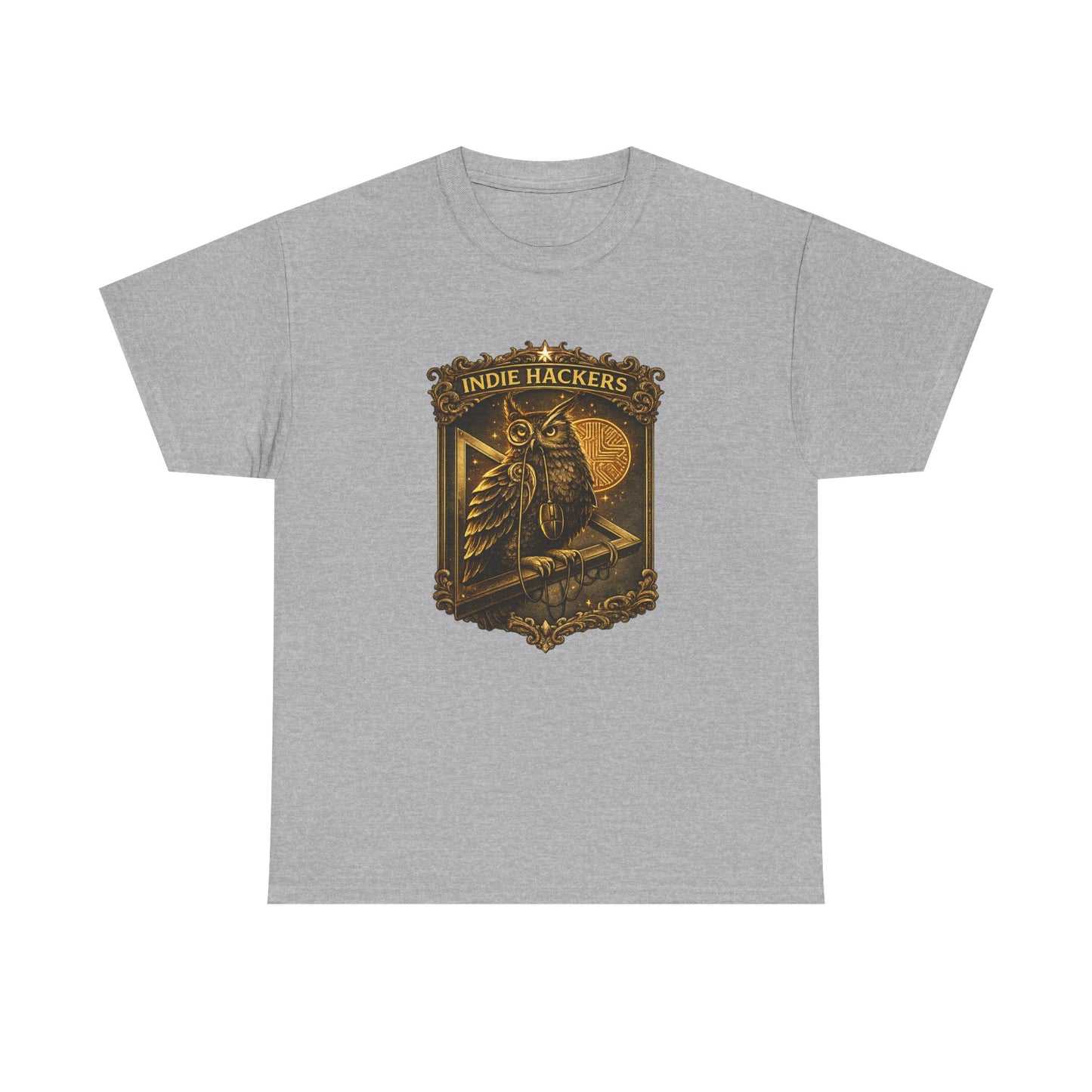 Indie Hackers Owl Graphic T-Shirt | Eco-Limited