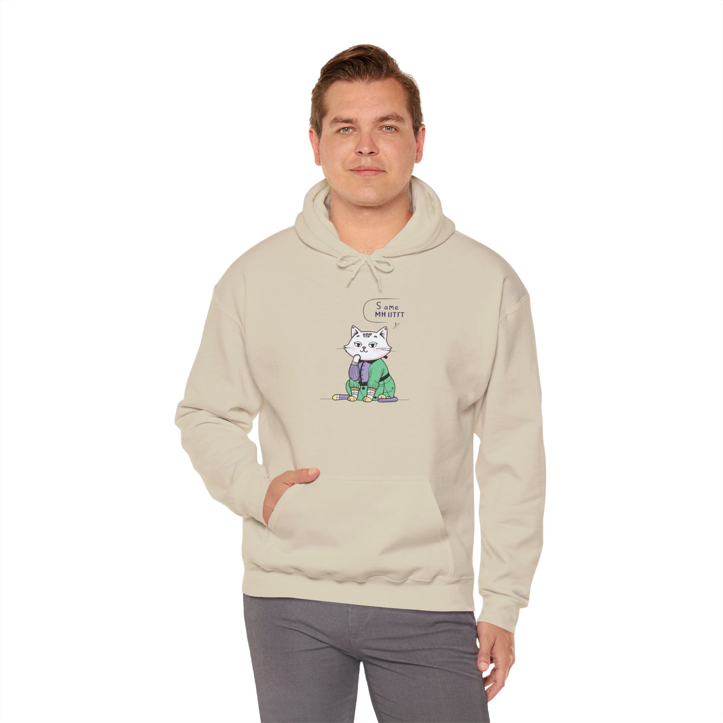 Chill Cat Street Art Hoodie | Eco-Limited