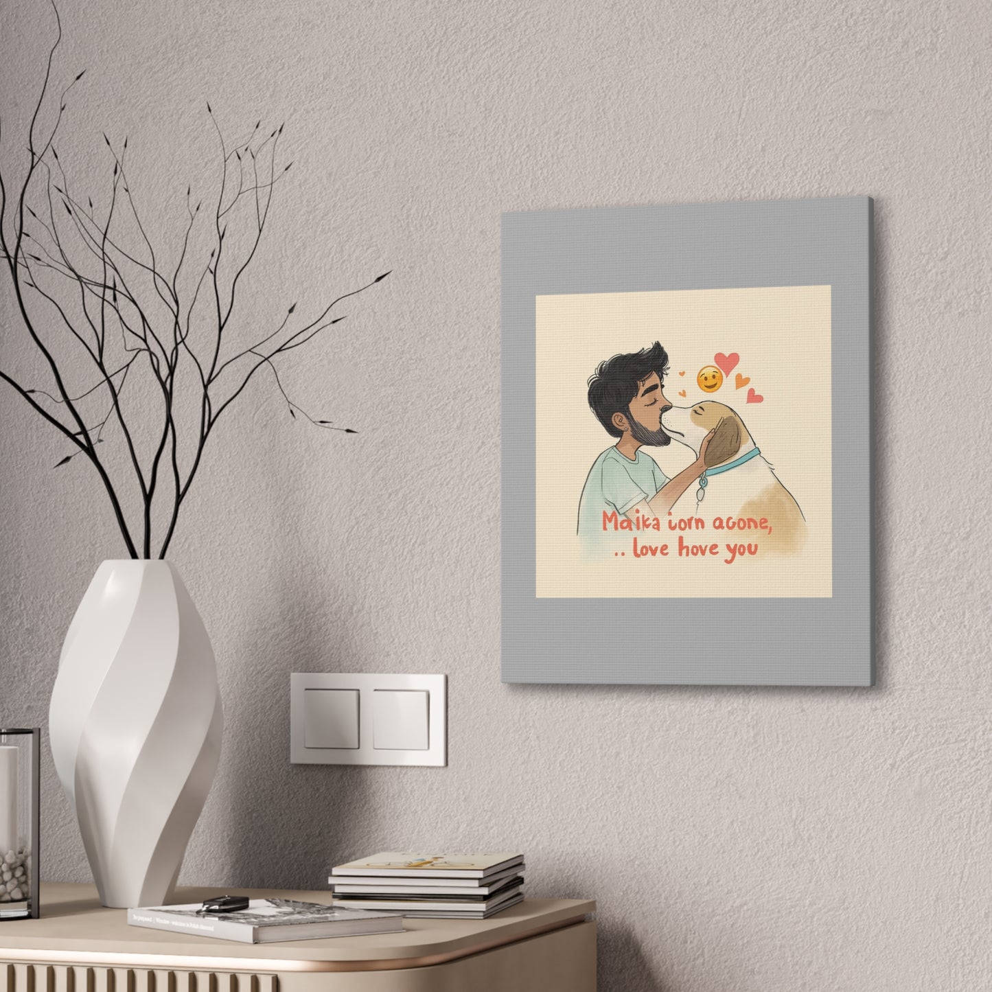 Love Never Leaves Canvas | Eco-Limited