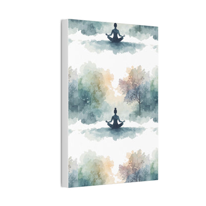 Peace Within Meditation Canvas Wall Art | Eco-Limited