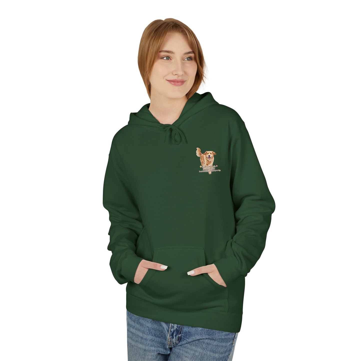 Golden Buddy Character Hoodie | Eco-Limited