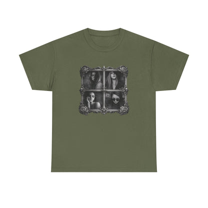 Framed Silence Portrait T-Shirt | Eco-Limited