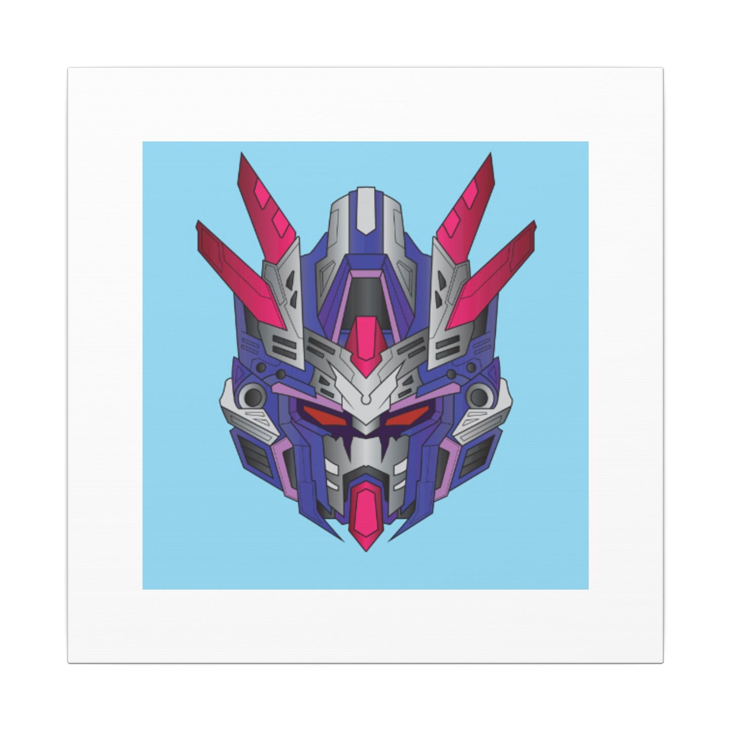 Mecha Warrior Helmet Organic Canvas