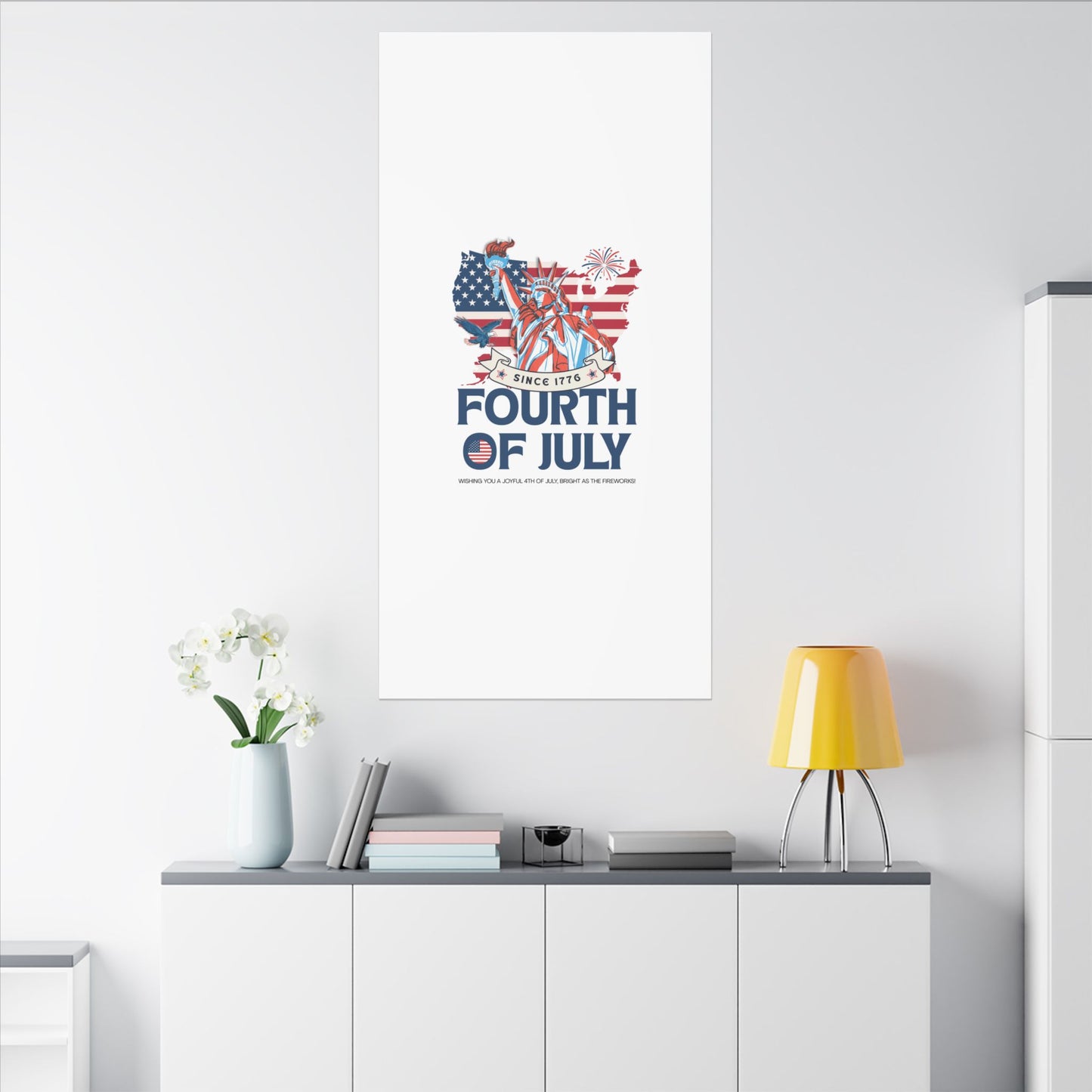 Fourth of July Canvas Wall Art