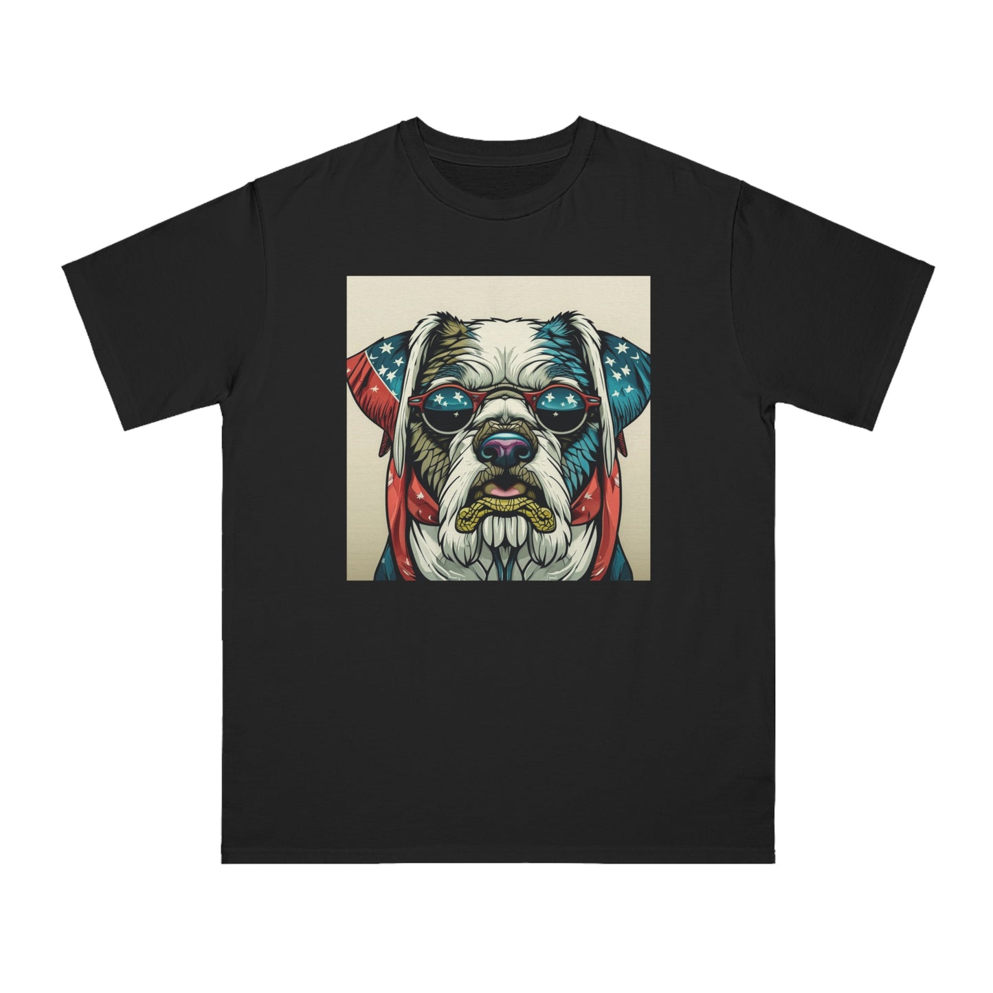 Patriot Dog Portrait T-Shirt | Eco - Limited