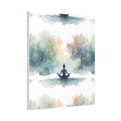 Peace Within Meditation Canvas Wall Art | Eco-Limited