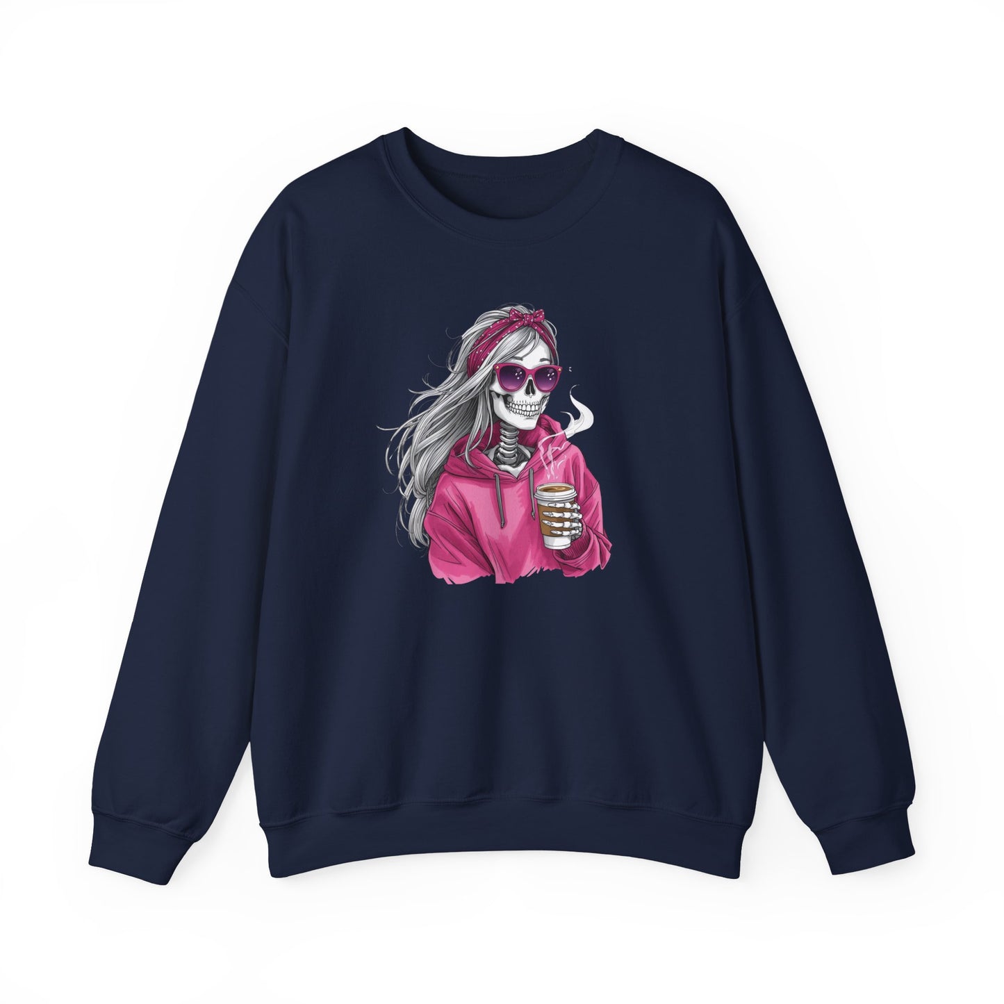 Coffee Rebel Skeleton Sweatshirt | Eco-Limited