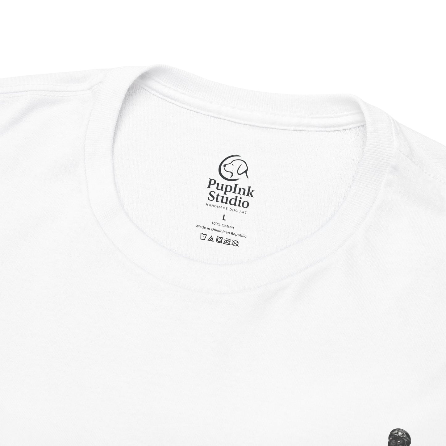 Moto Pug Born To Ride T-Shirt | Eco-Limited