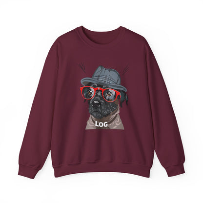 LOG Street Dog Art Sweatshirt | Eco-Limited