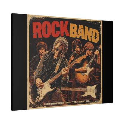 Rock Band Vintage Canvas Wall Art | Eco - Limited