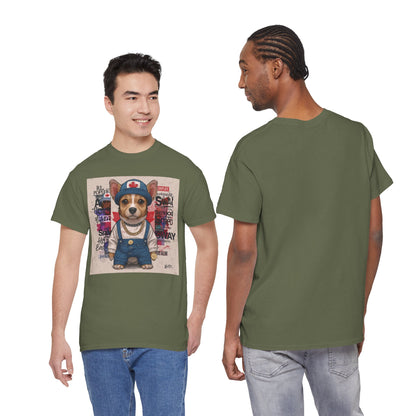 Lucky Street Pup Art T-Shirt | Eco-Limited