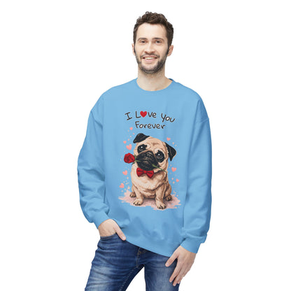 Pug Love Forever Sweater | Eco-Limited