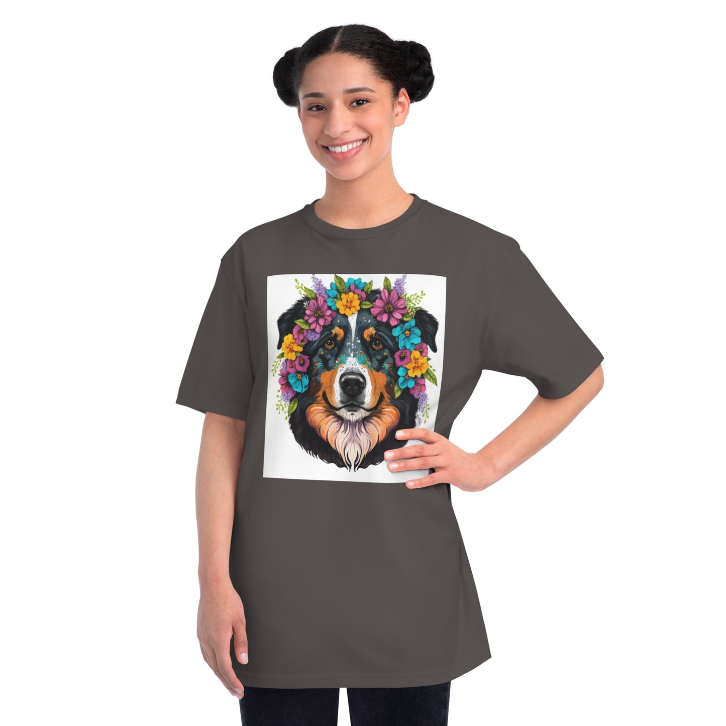 Floral Soul Dog Organic T-Shirt | Organic-Limited