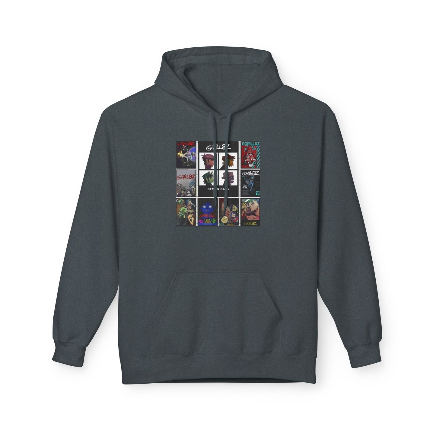 Gorillaz Album Art Collage Graphic Hoodie | Eco-Limited