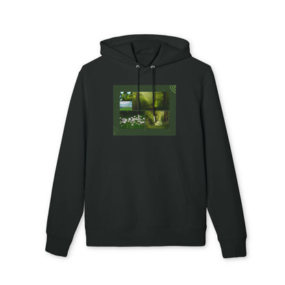 Organic Nature Grid Hoodie | Eco-Limited