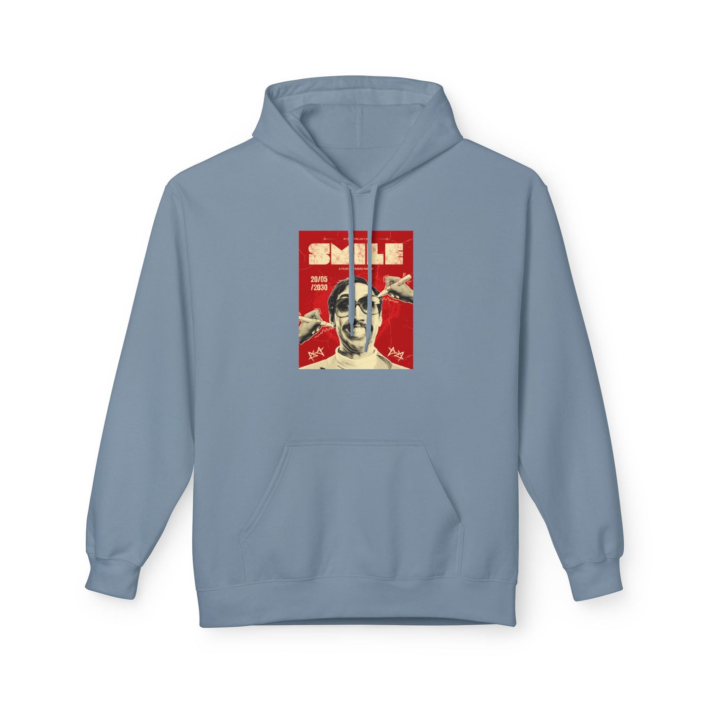 Bold Red Poster Graphic Hoodie | Street Art Edition