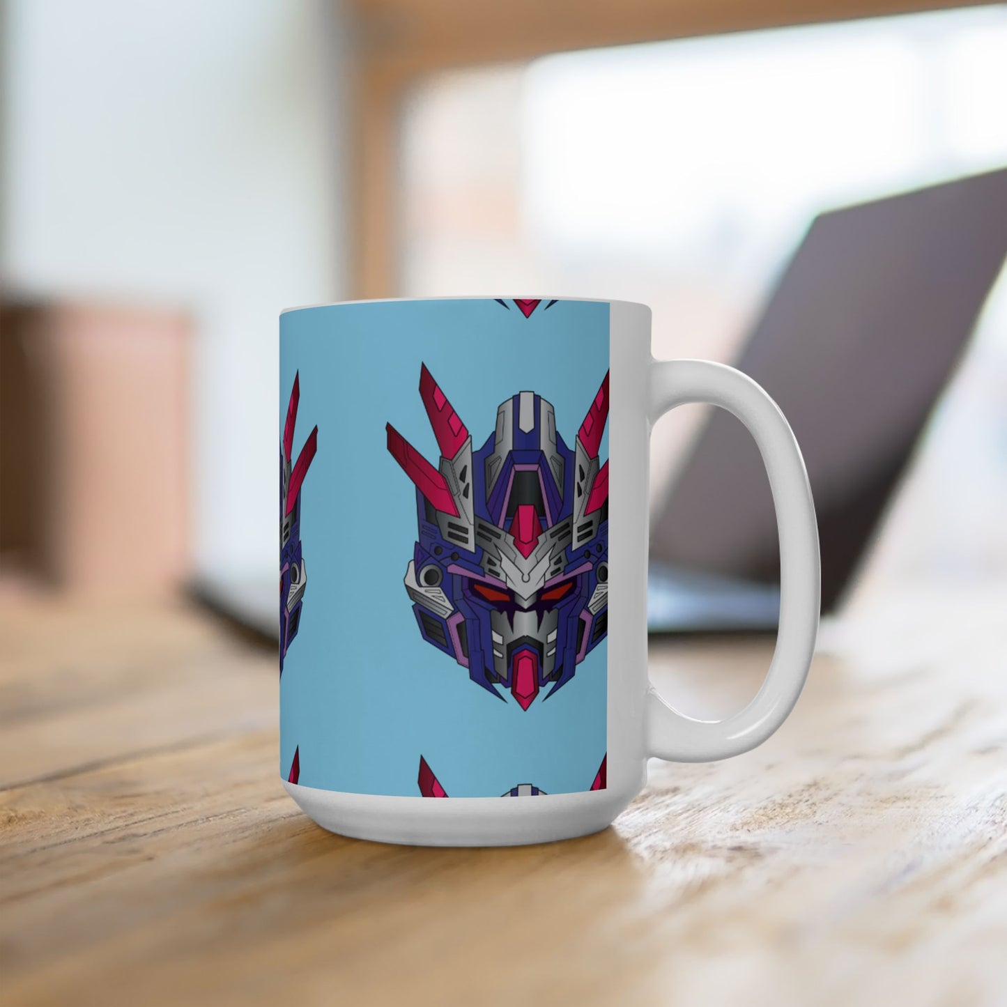 Futuristic Anime-Inspired Coffee Cup (11oz, 15oz)