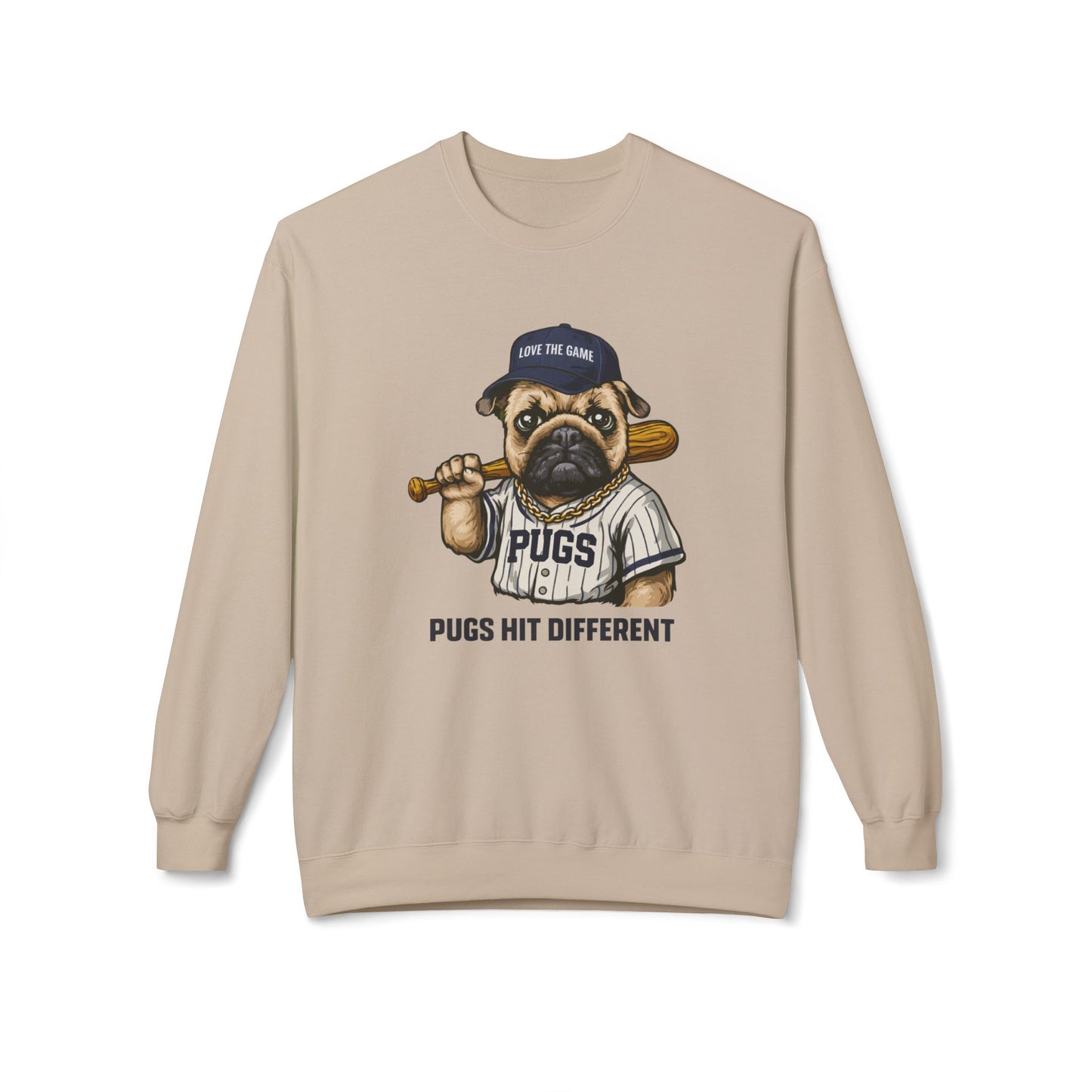 Pugs Hit Different Graphic Sweater | Eco-Limited