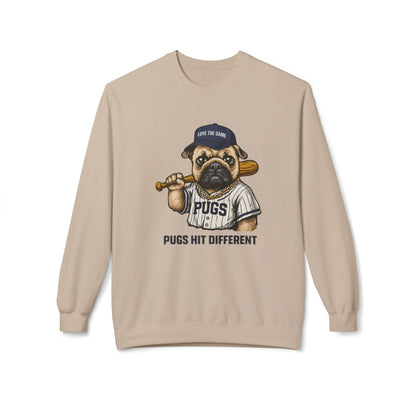 Pugs Hit Different Graphic Sweater | Eco-Limited