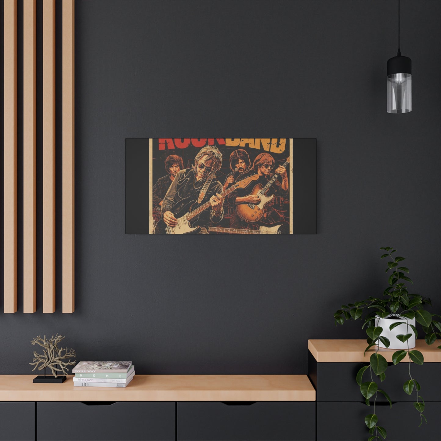 Rock Band Vintage Canvas Wall Art | Eco - Limited