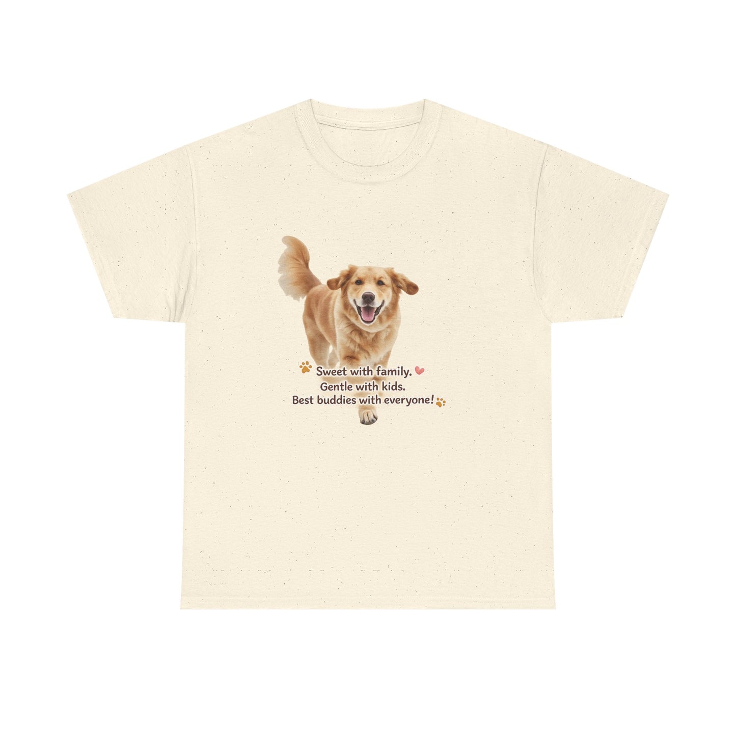 Golden Buddy Character T-Shirt | Eco-Limited
