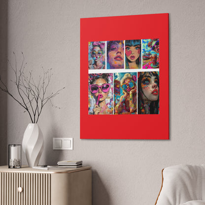 Pop Art Muse Canvas | Statement Wall Art