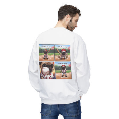 Small Dog Big Attitude Crewneck Sweatshirt | Eco-Limited