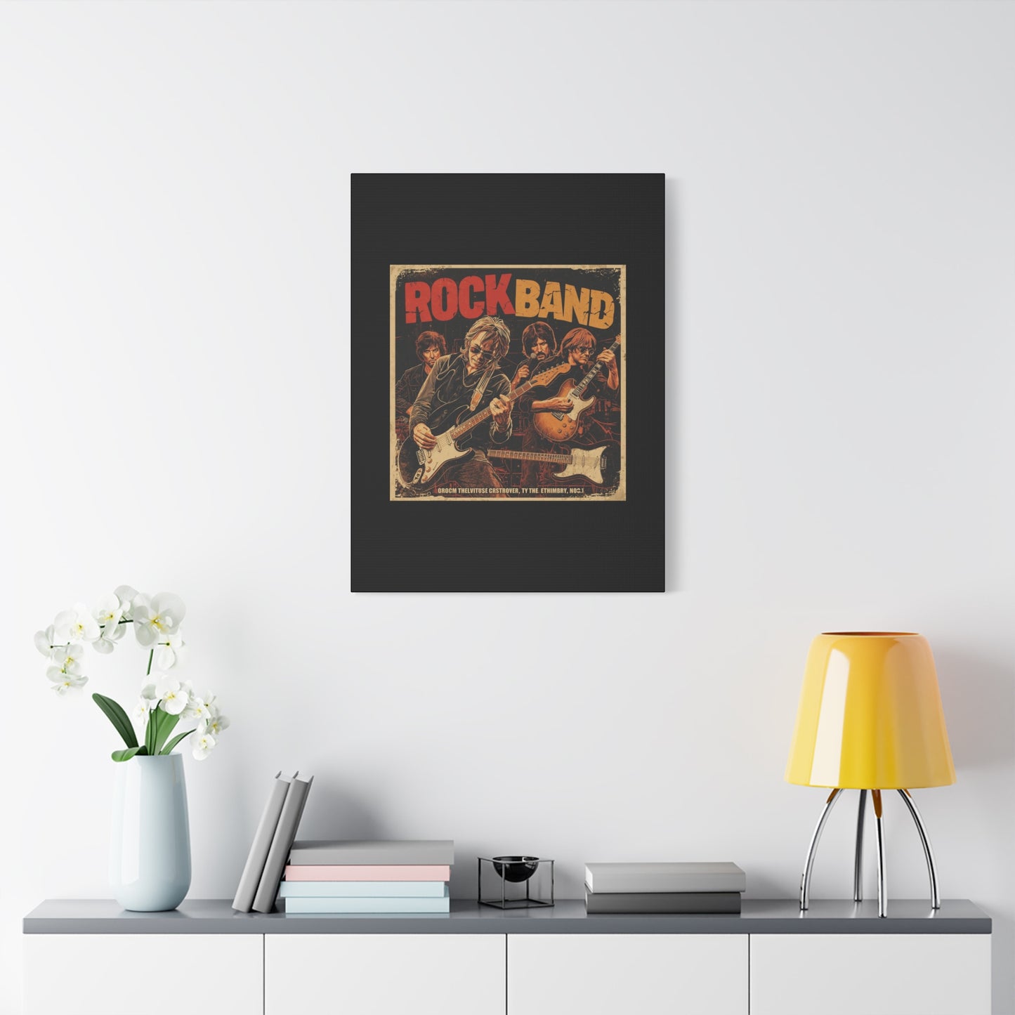 Rock Band Vintage Canvas Wall Art | Eco - Limited