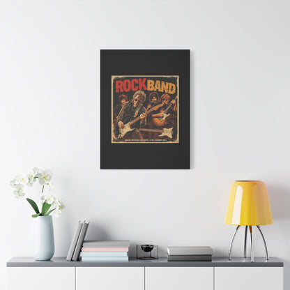 Rock Band Vintage Canvas Wall Art | Eco - Limited