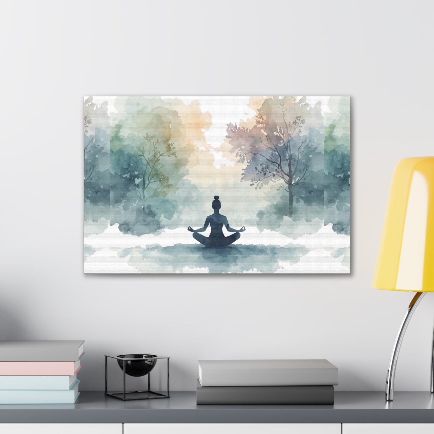 Peace Within Meditation Canvas Wall Art | Eco-Limited
