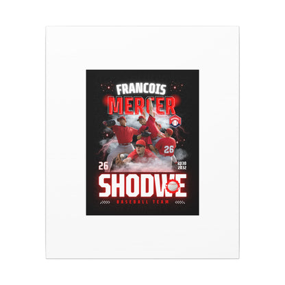 Baseball Team Player Poster