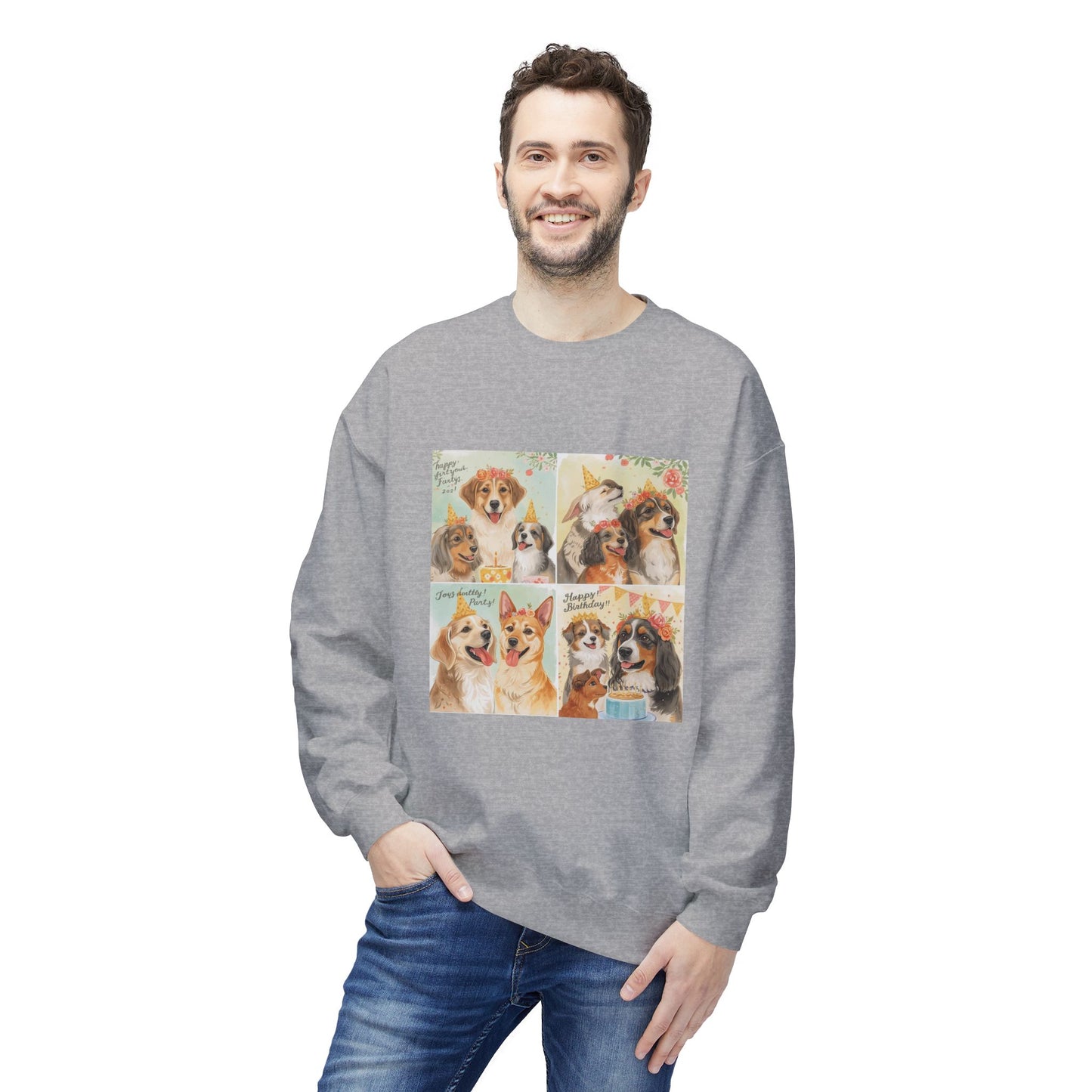 Dog Birthday Party Sweatshirt | Eco-Limited
