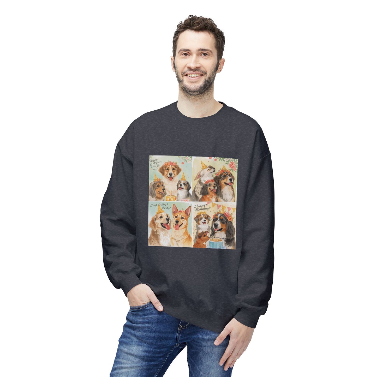 Dog Birthday Party Sweatshirt | Eco-Limited