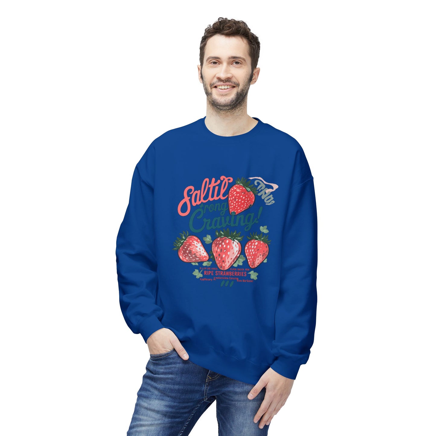 Salted Strong Craving Strawberry Graphic Sweater | Eco - Limited