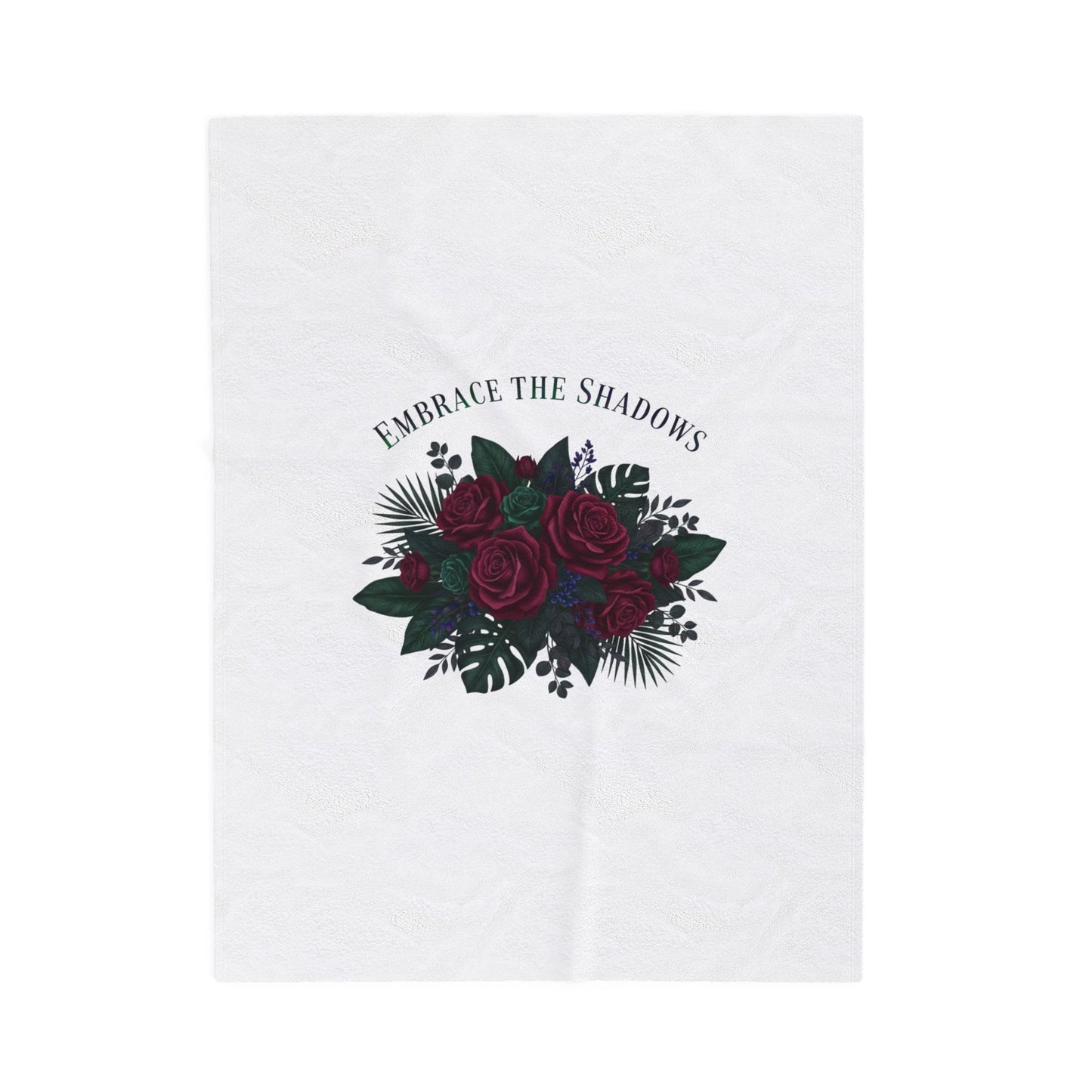 Embrace the Shadows Floral Blanket | Eco-Limited