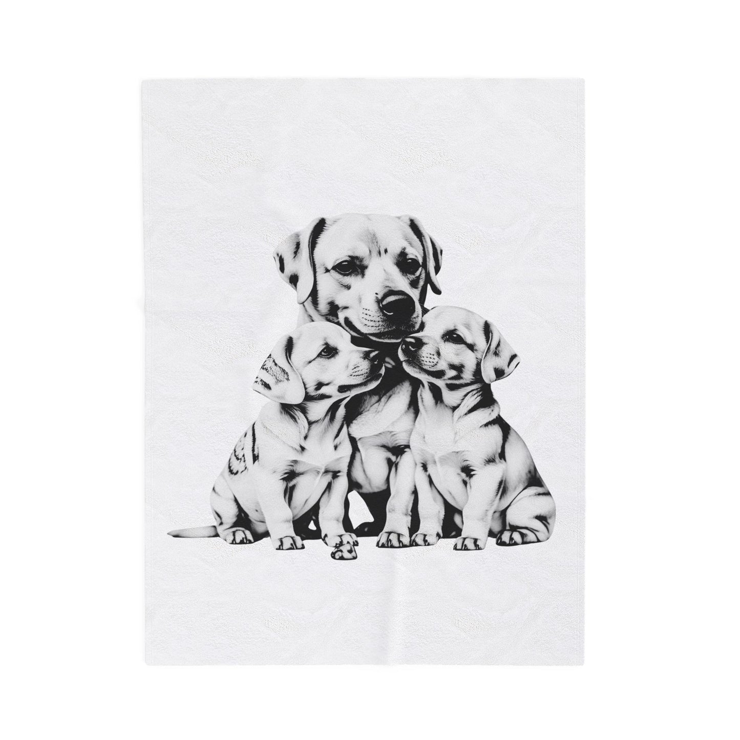 Loyal Love Dog Family Blanket | Eco-Limited