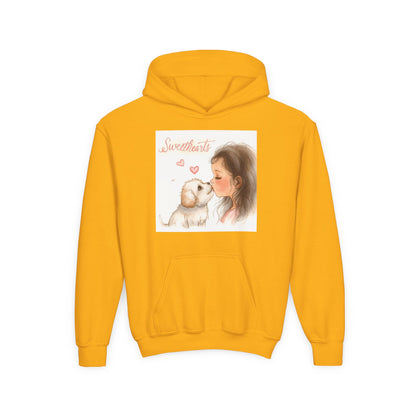 Sweethearts Puppy Moment Children Hoodie | Eco-Limited