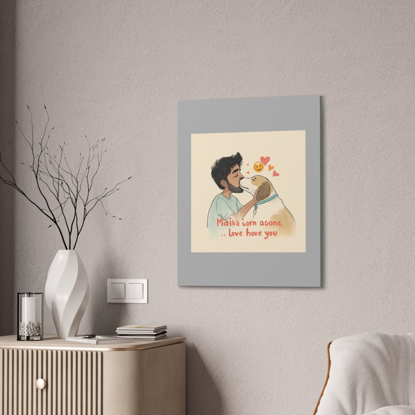 Love Never Leaves Canvas | Eco-Limited