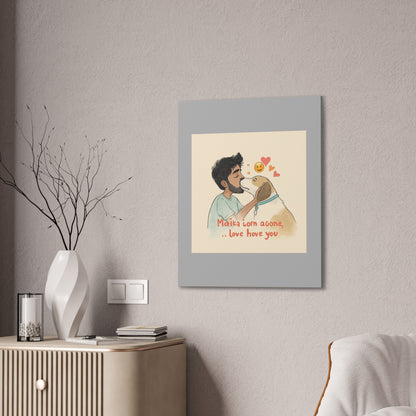 Love Never Leaves Canvas | Eco-Limited