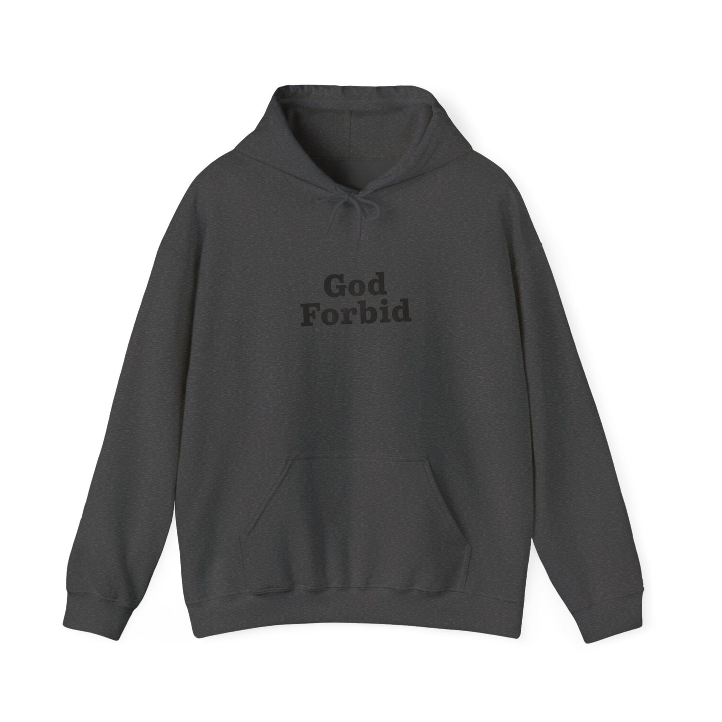 God Forbid Text Hoodie | Eco-Limited