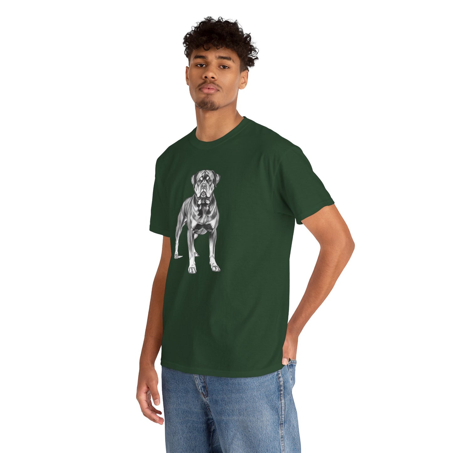 Rottweiler Sketch Minimal Art T-Shirt | Eco-Limited