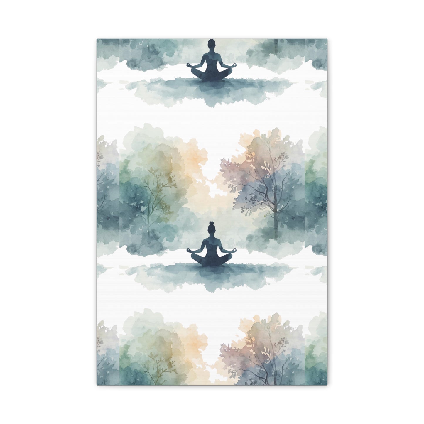 Peace Within Meditation Canvas Wall Art | Eco-Limited