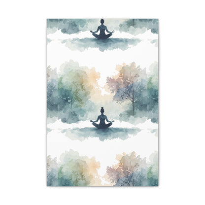 Peace Within Meditation Canvas Wall Art | Eco-Limited