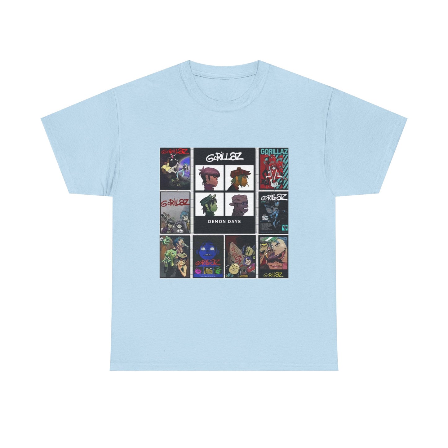 Animated Band Collage Street Art Graphic Tee | Eco-Limited