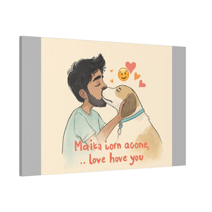 Love Never Leaves Canvas | Eco-Limited