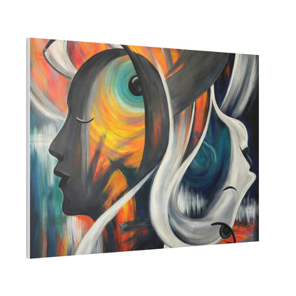 Abstract Expression Portrait Canvas | Eco-Limited
