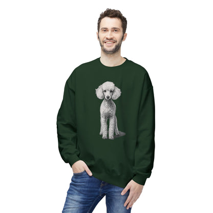 Elegant Poodle Illustration Sweatshirt | Eco-Limited